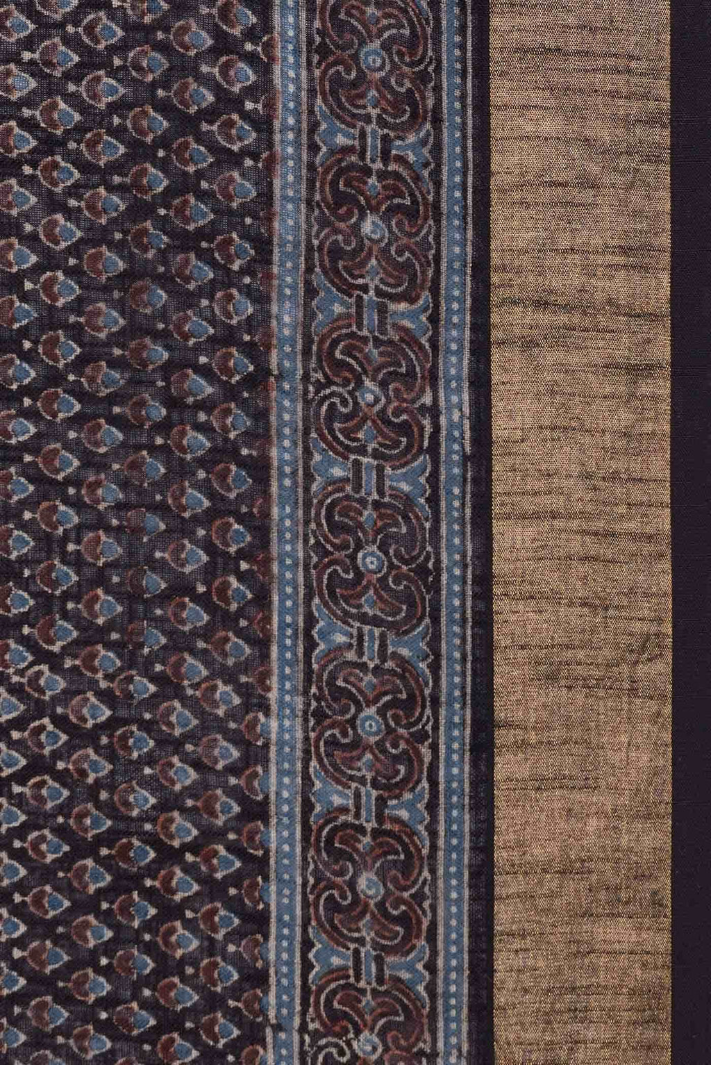 Coffee Brown Dual Tone Tussar Silk Saree