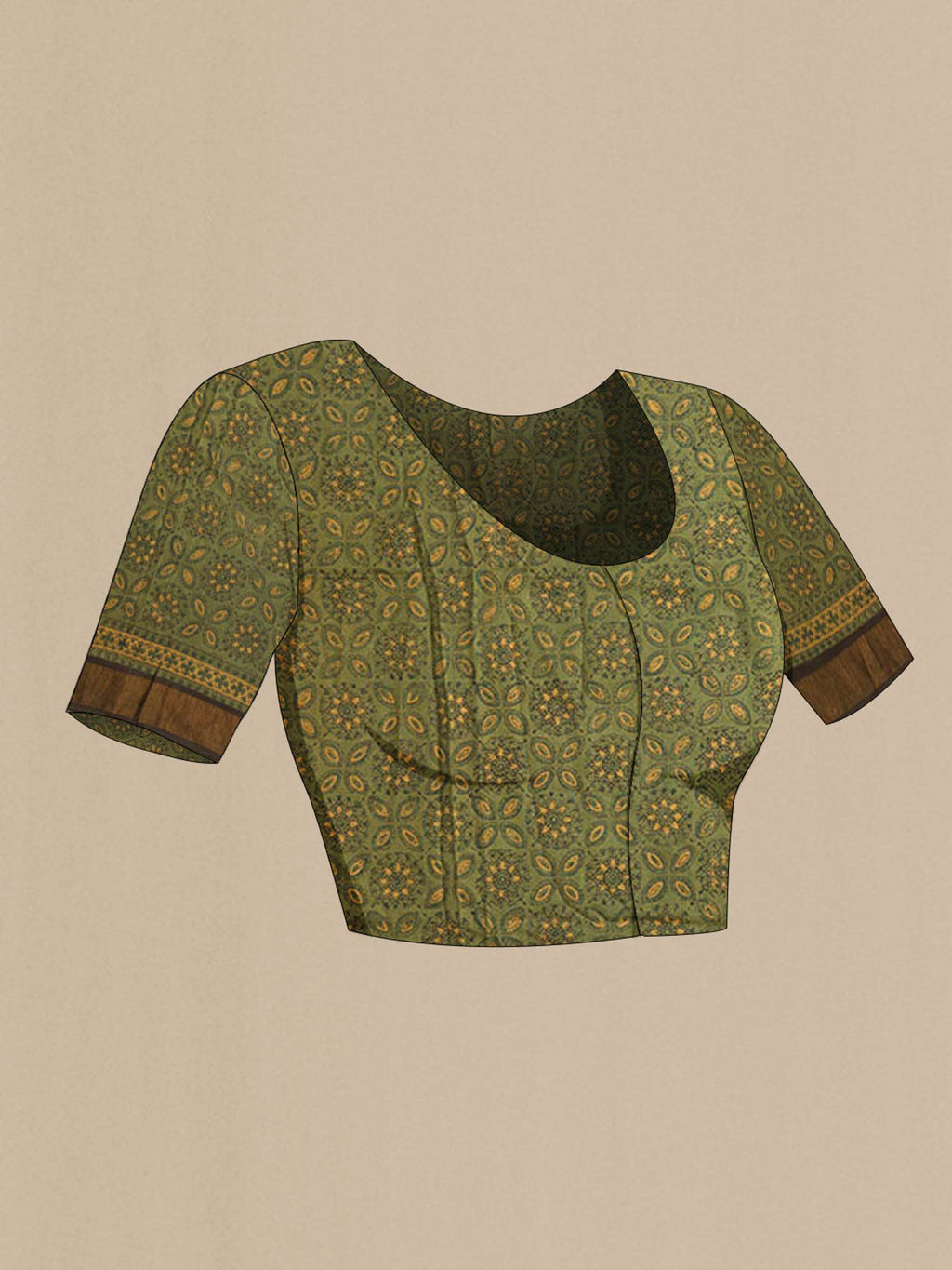 Green Tussar Silk Saree