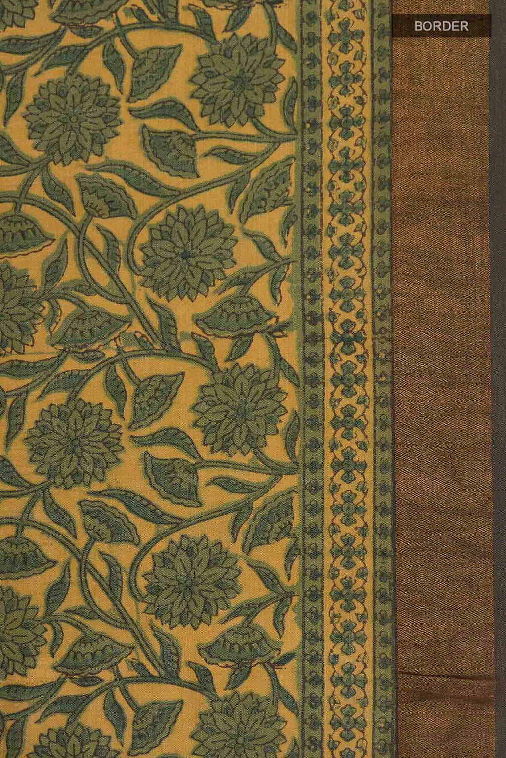 Green Tussar Silk Saree