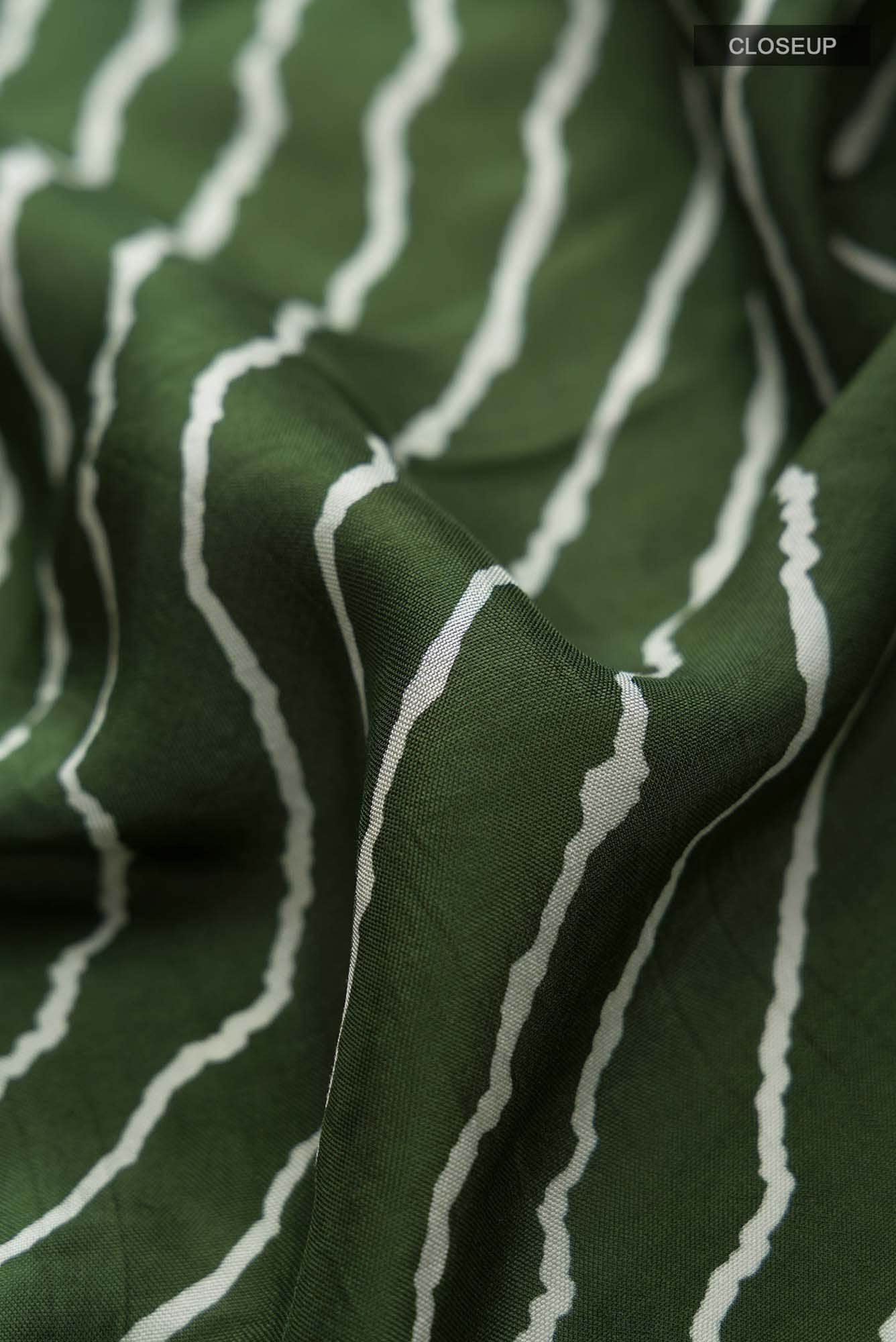 Green Tussar Silk Saree