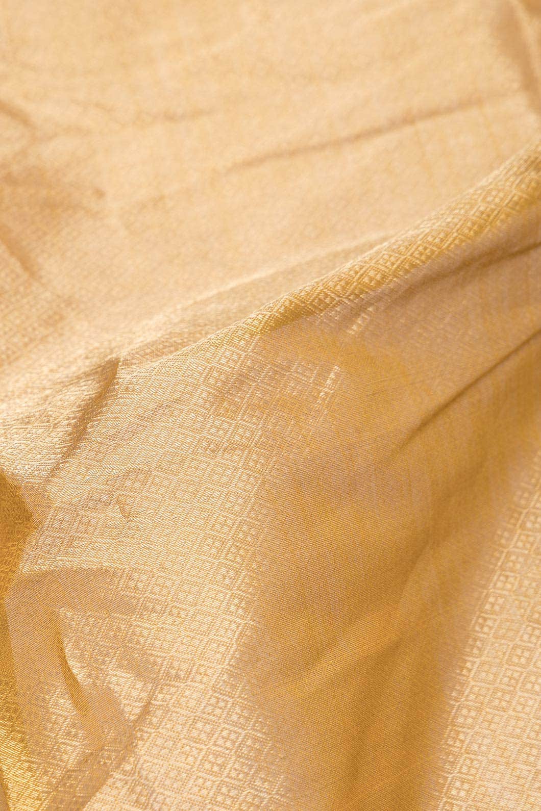 Gold Dual Tone Banarasi Silk Saree