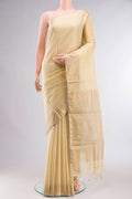 Sandal Maheshwari Tissue Silk Cotton Saree