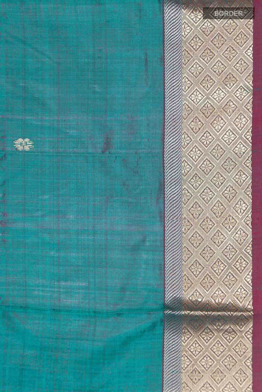 Green Maheshwari Silk Saree