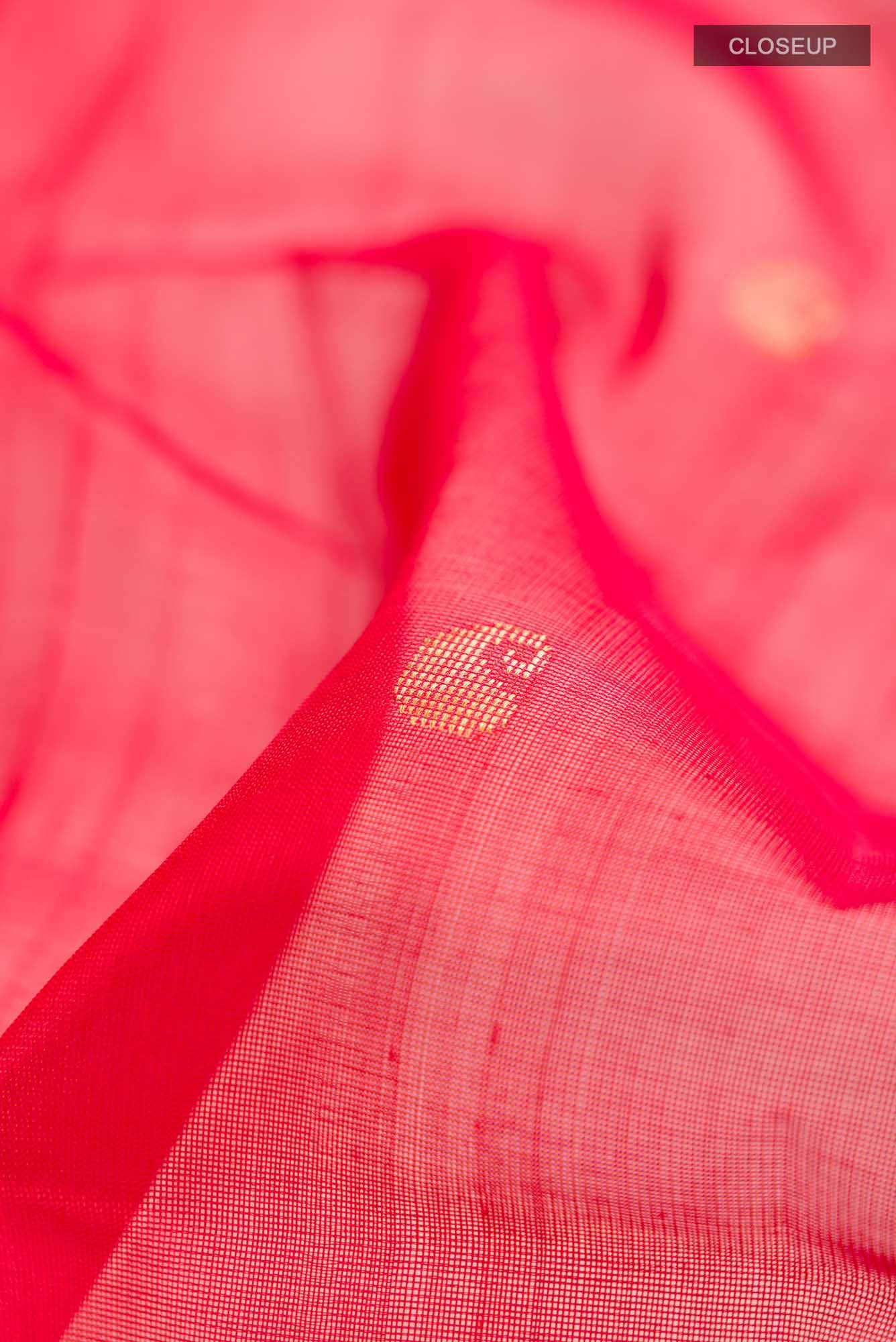 Red Silk Cotton Saree