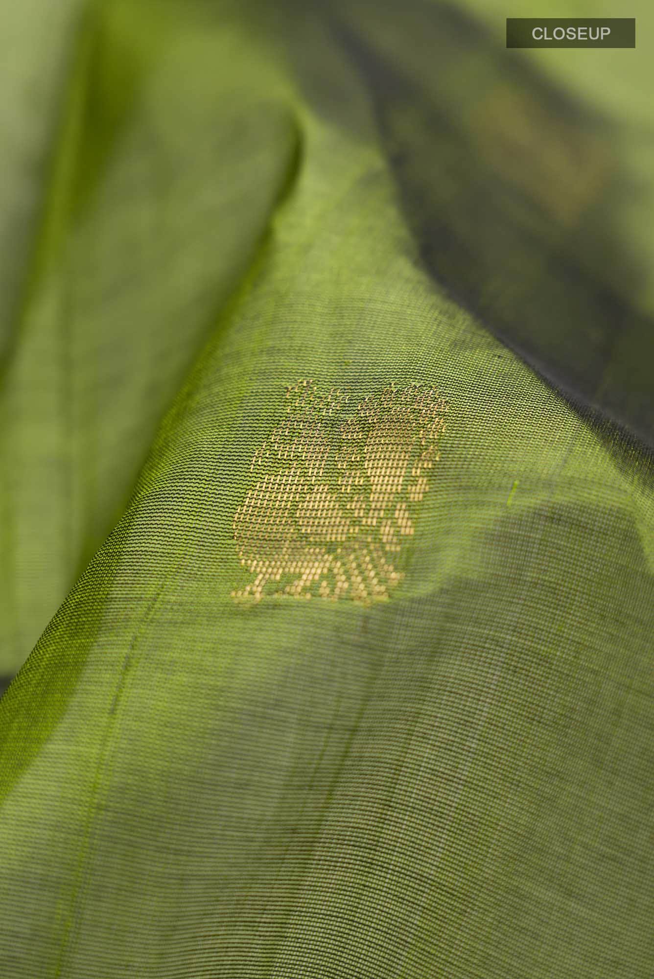 Green Silk Cotton Saree