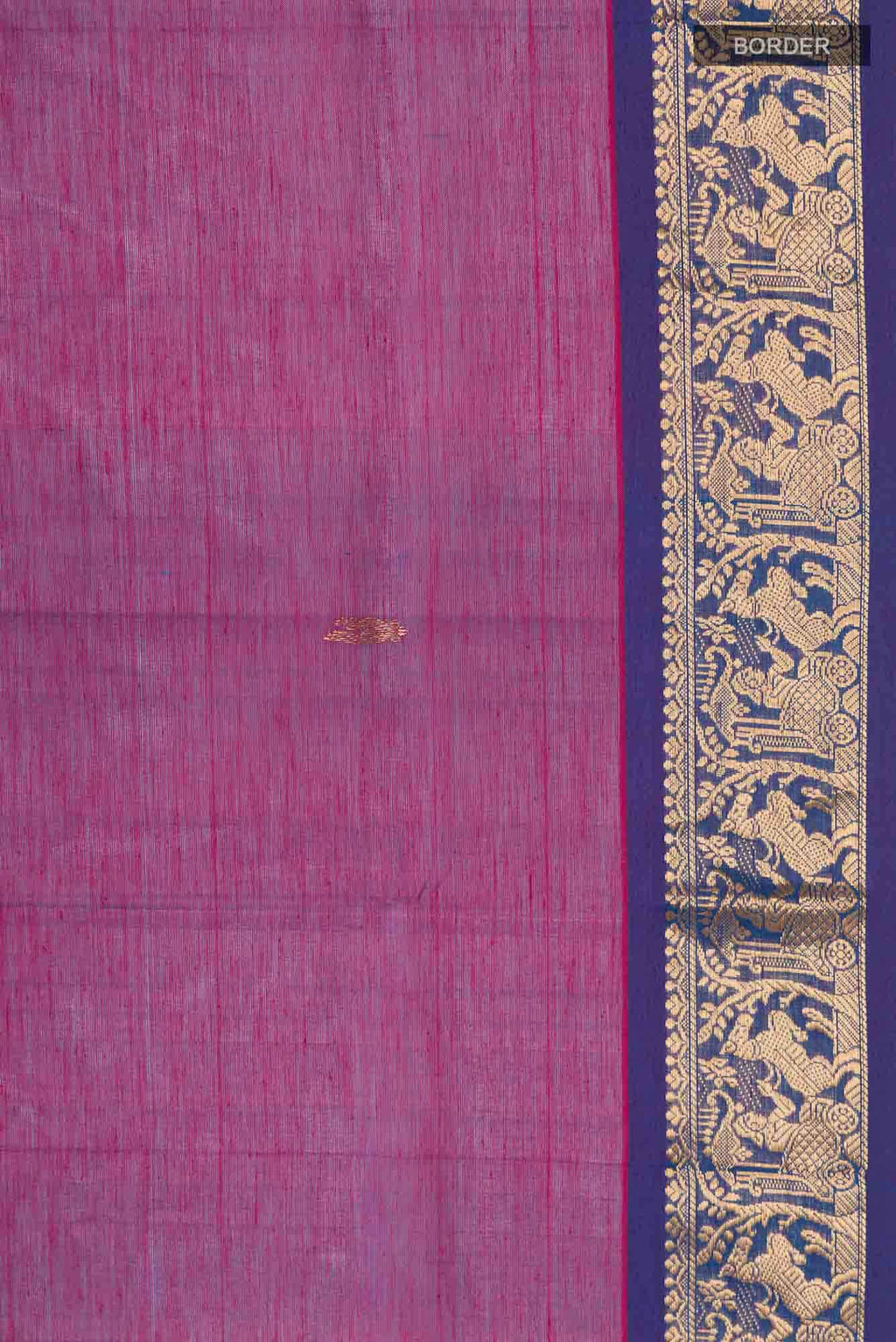Purple Silk Cotton Saree
