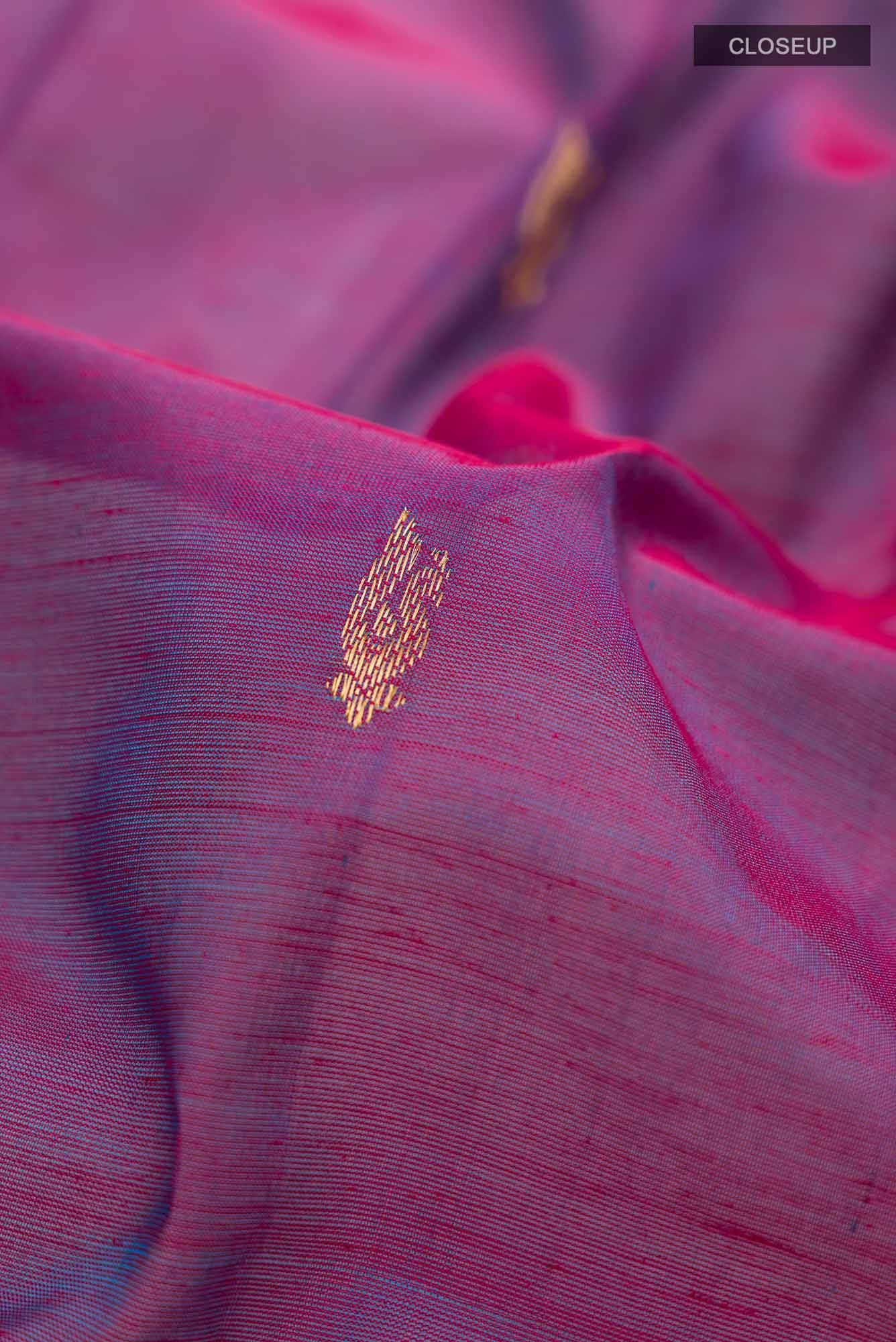 Purple Silk Cotton Saree