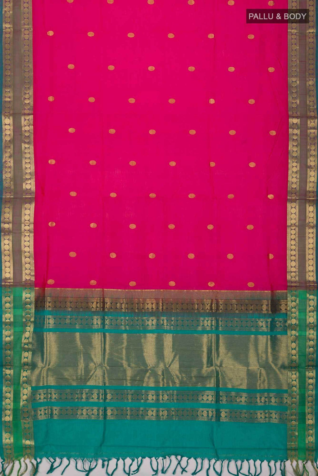 Pink Silk Cotton Saree