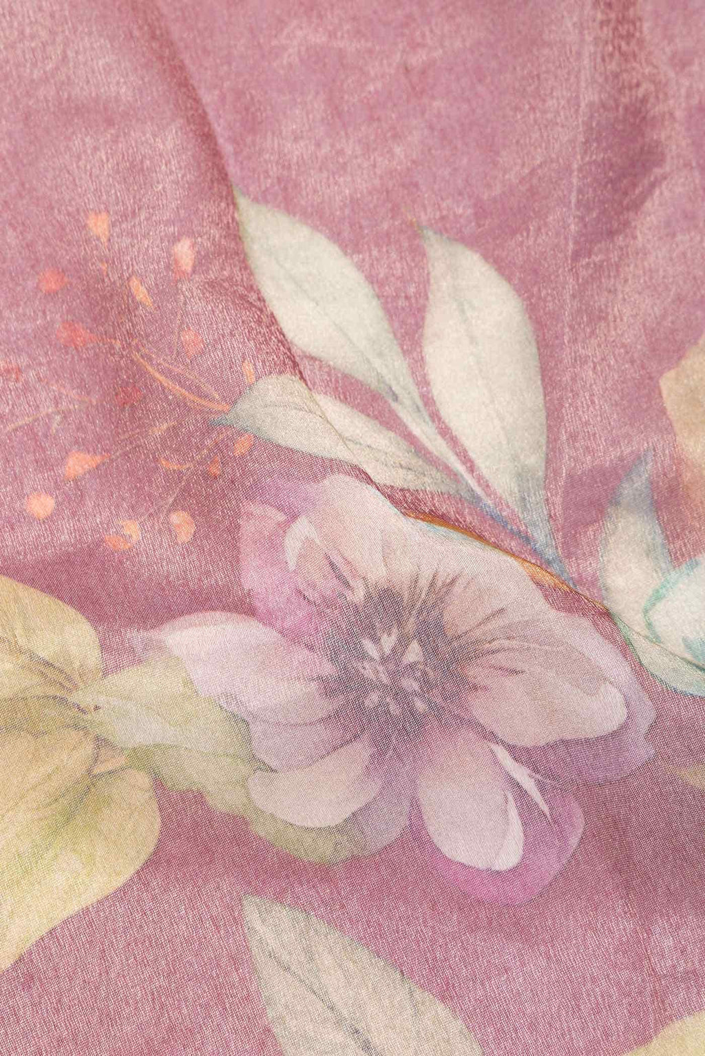 Mauve Dual Tone Organza Silk Saree