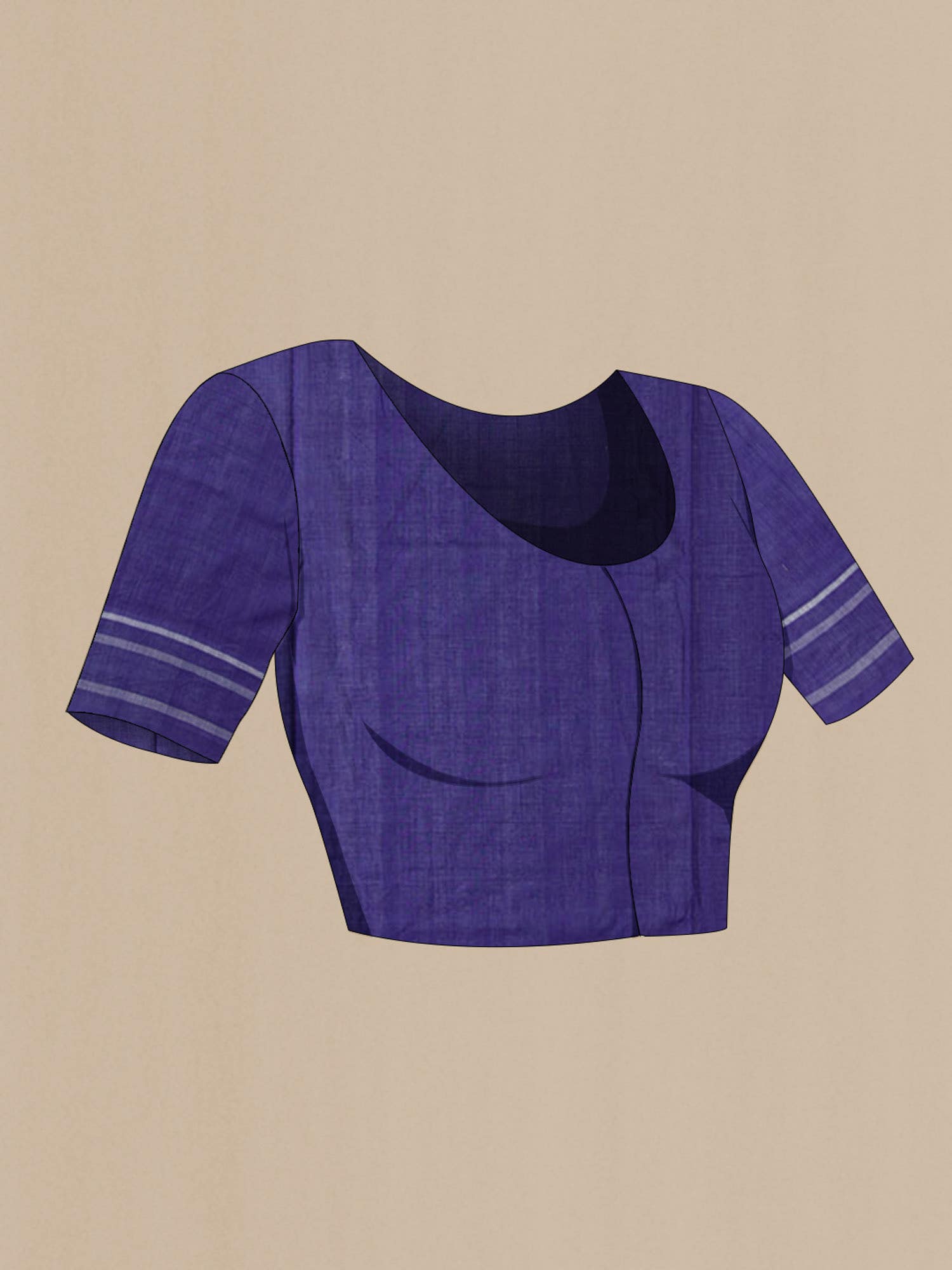 Blue Pochampally Cotton Saree