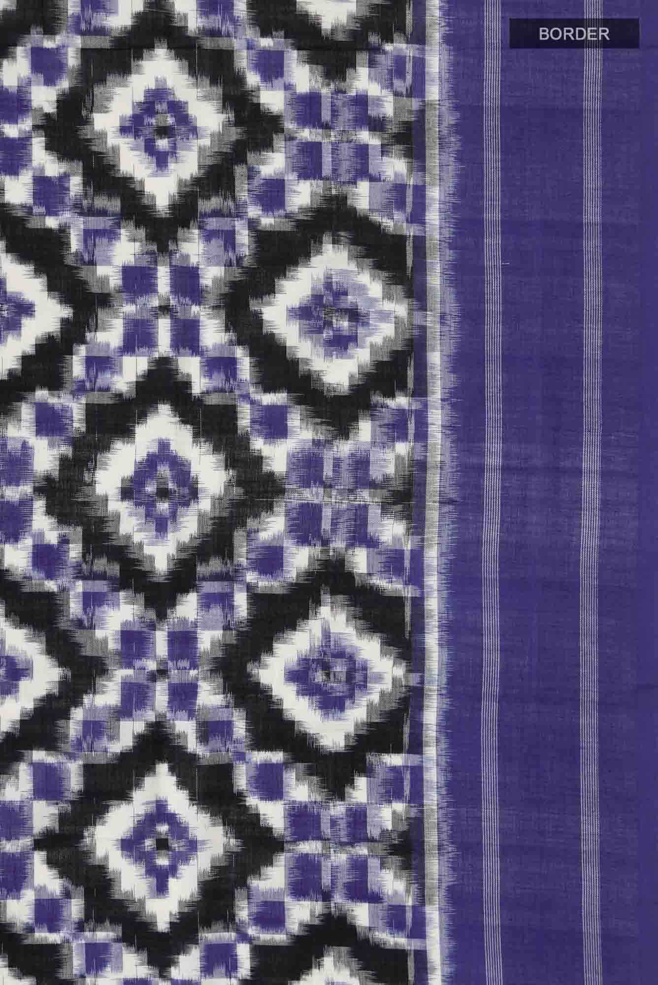 Blue Orissa Cotton Saree