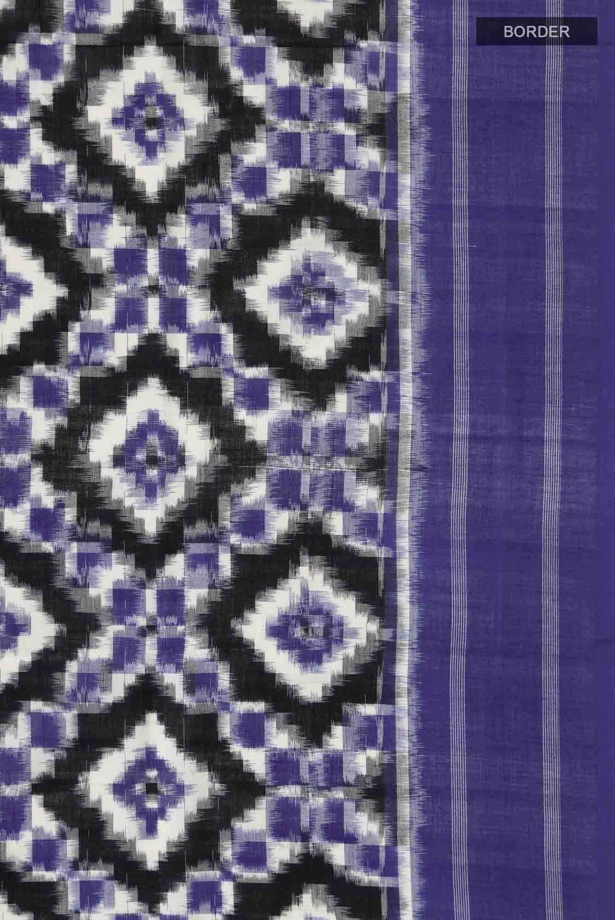 Blue Pochampally Cotton Saree