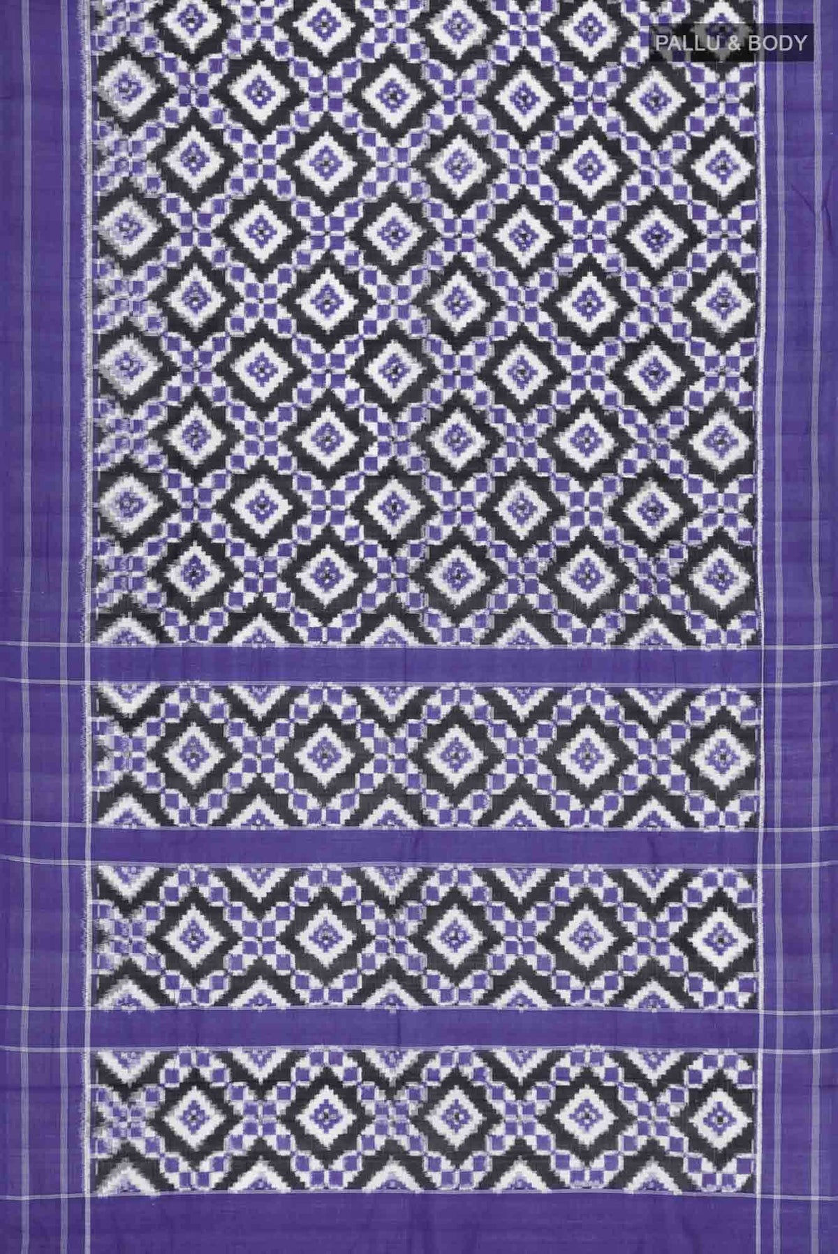 Blue Pochampally Cotton Saree