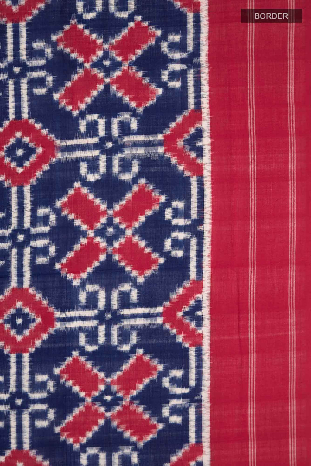 Blue Pochampally Cotton Saree