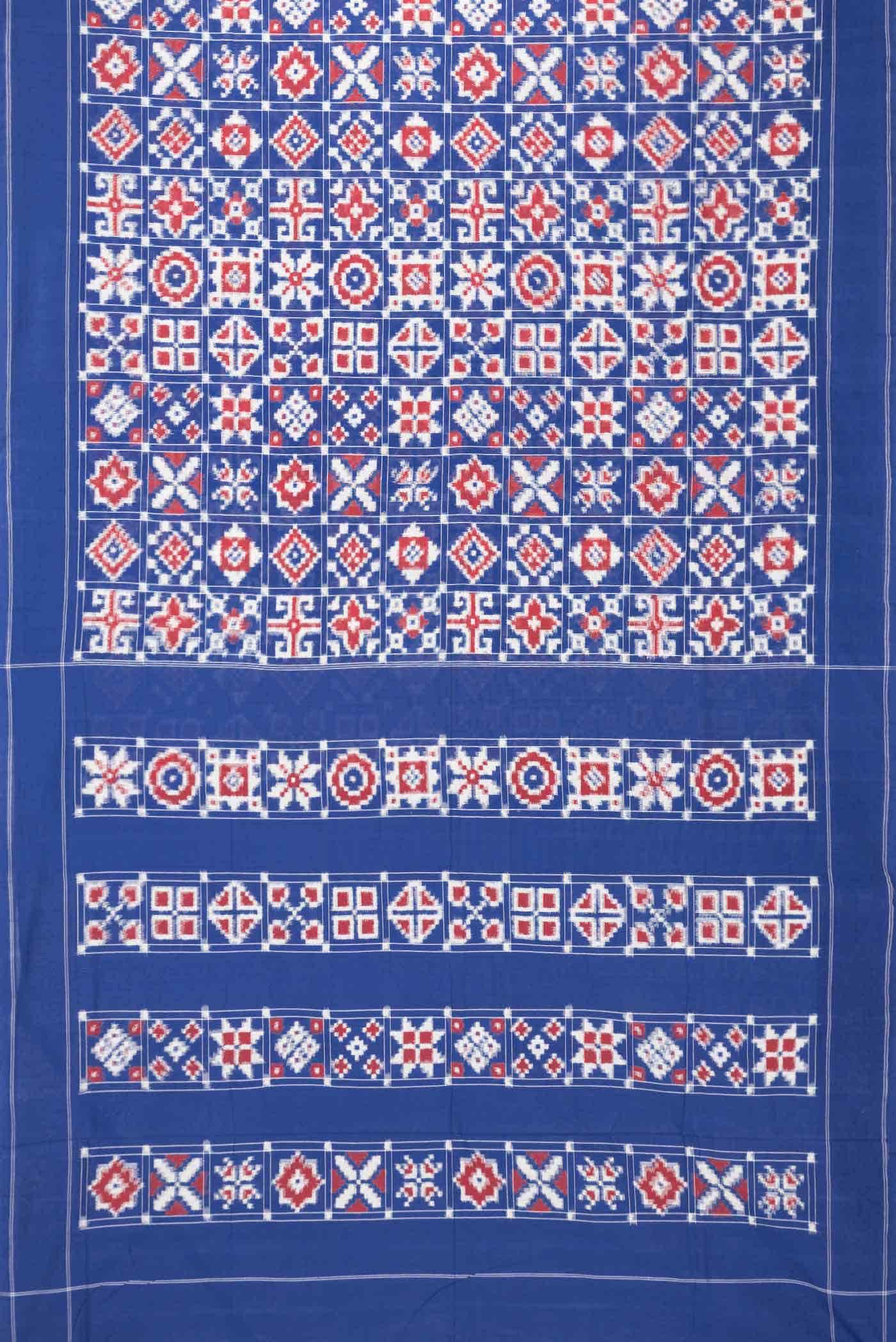 Royal Blue Cotton Saree