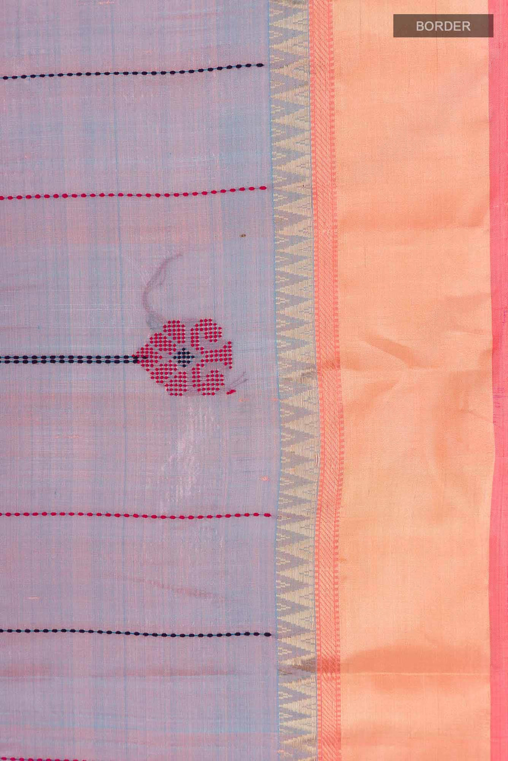 Blue Assam Silk Saree