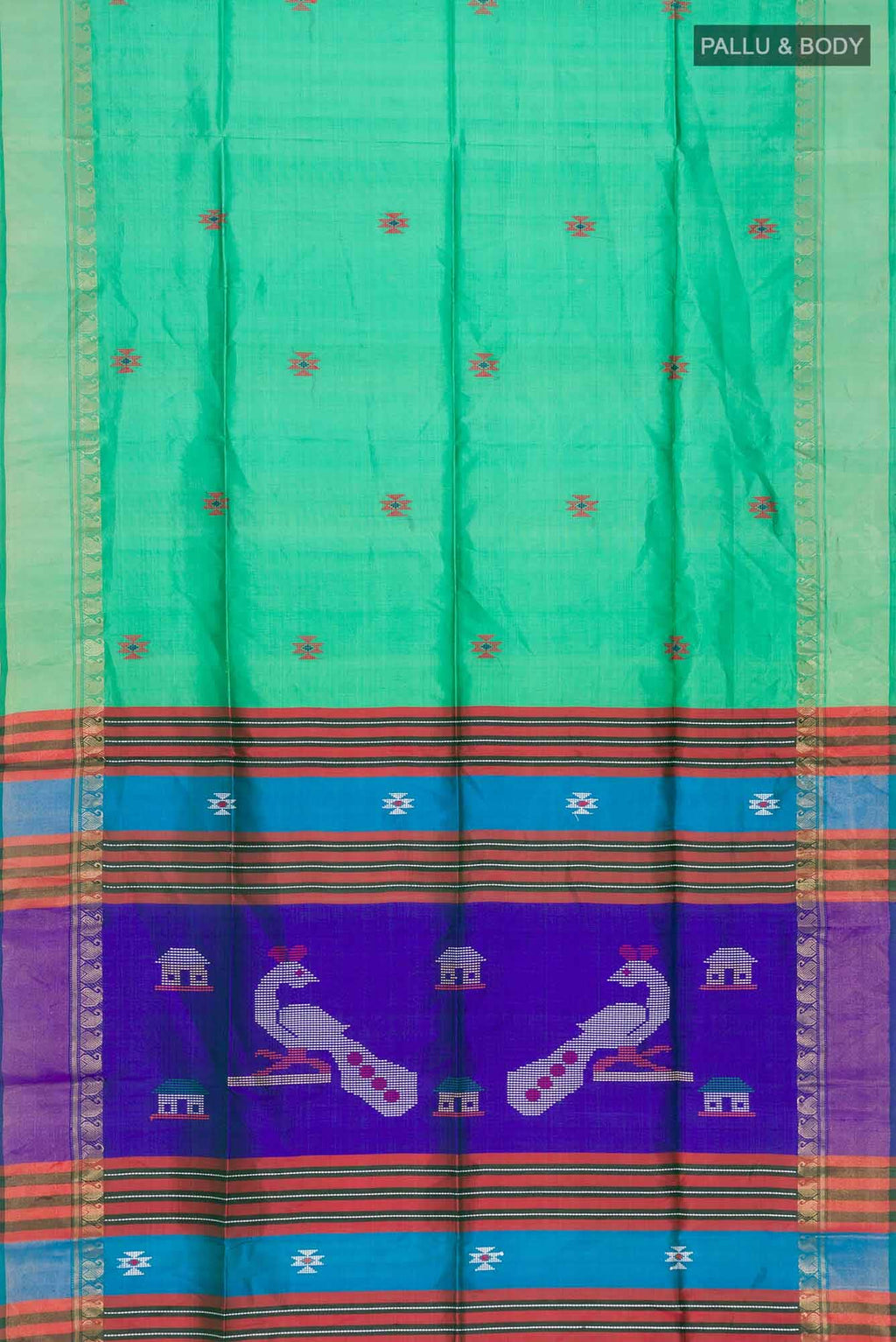 Green Assam Silk Saree