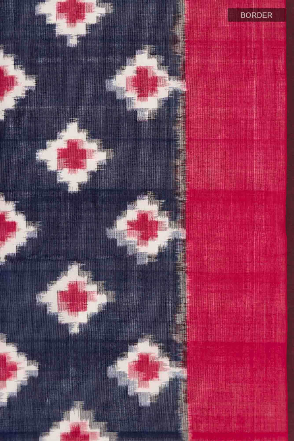 Blue Pochampally Cotton Saree