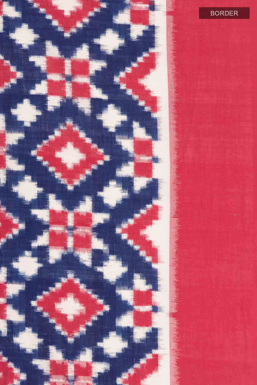 Blue Pochampally Cotton Saree