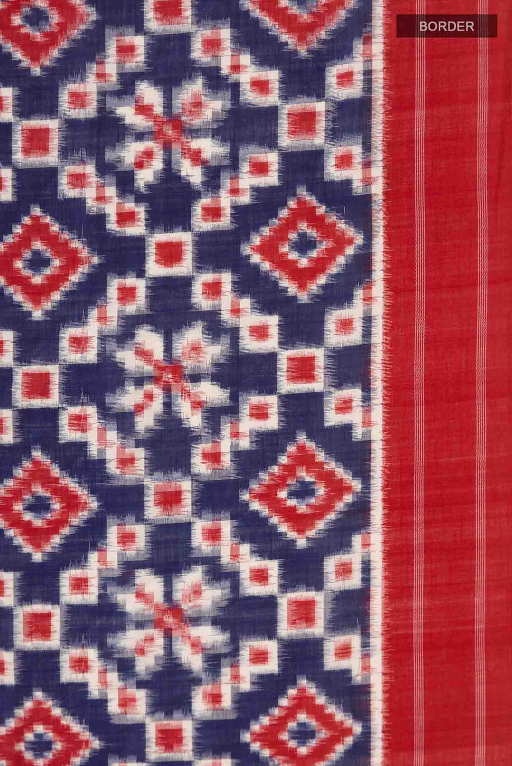 Blue Pochampally Cotton Saree