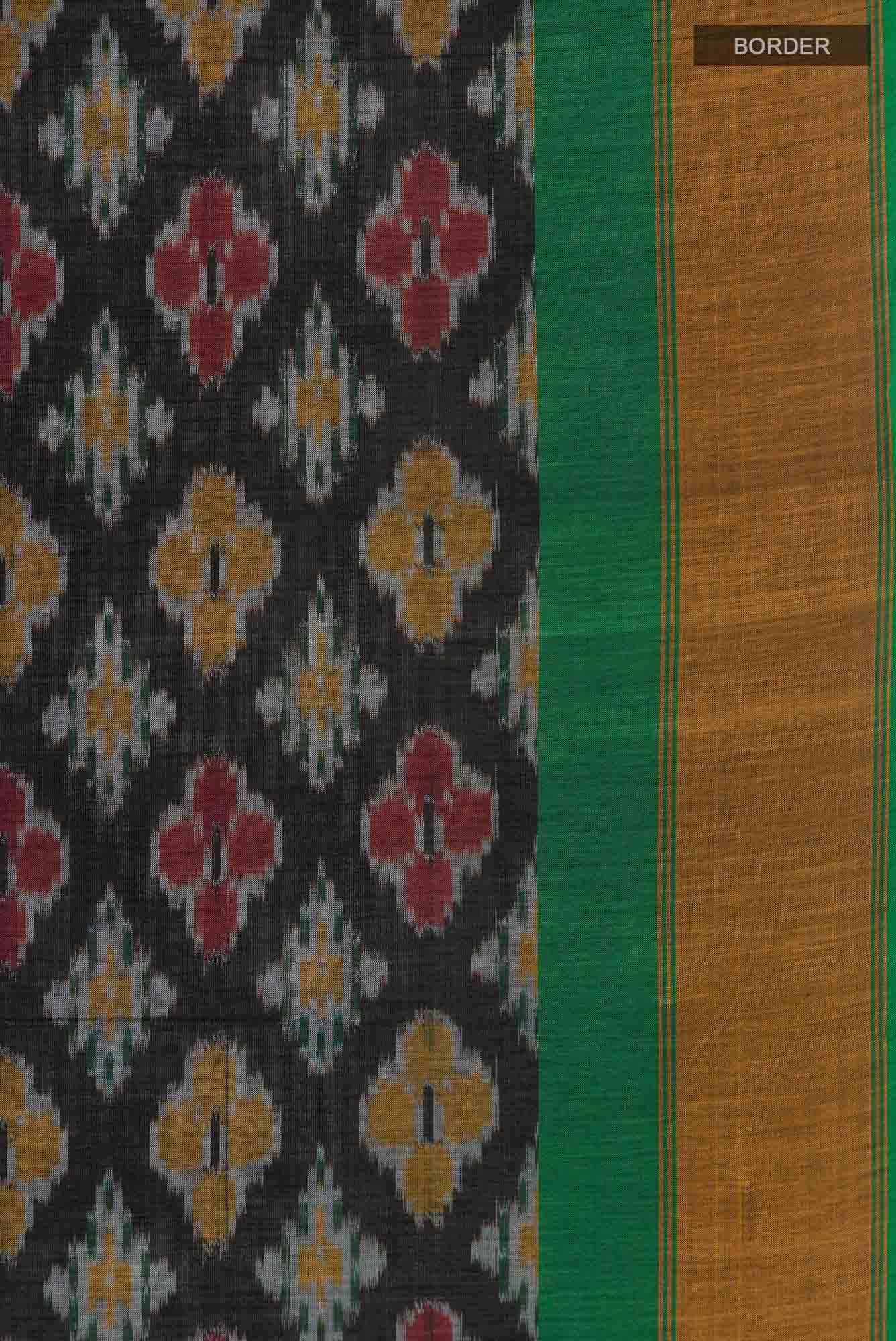 Black Silk Cotton Saree