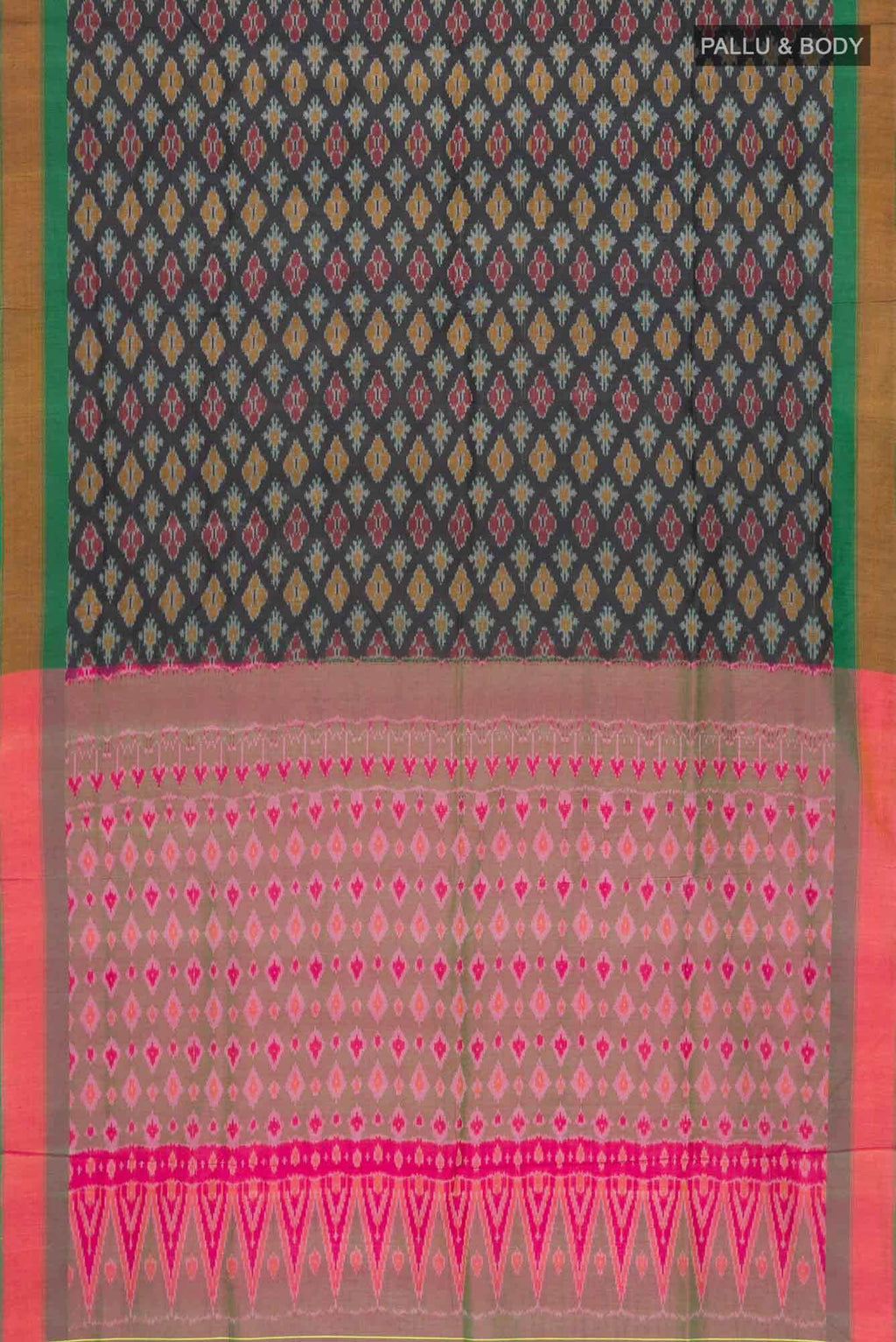 Black Silk Cotton Saree