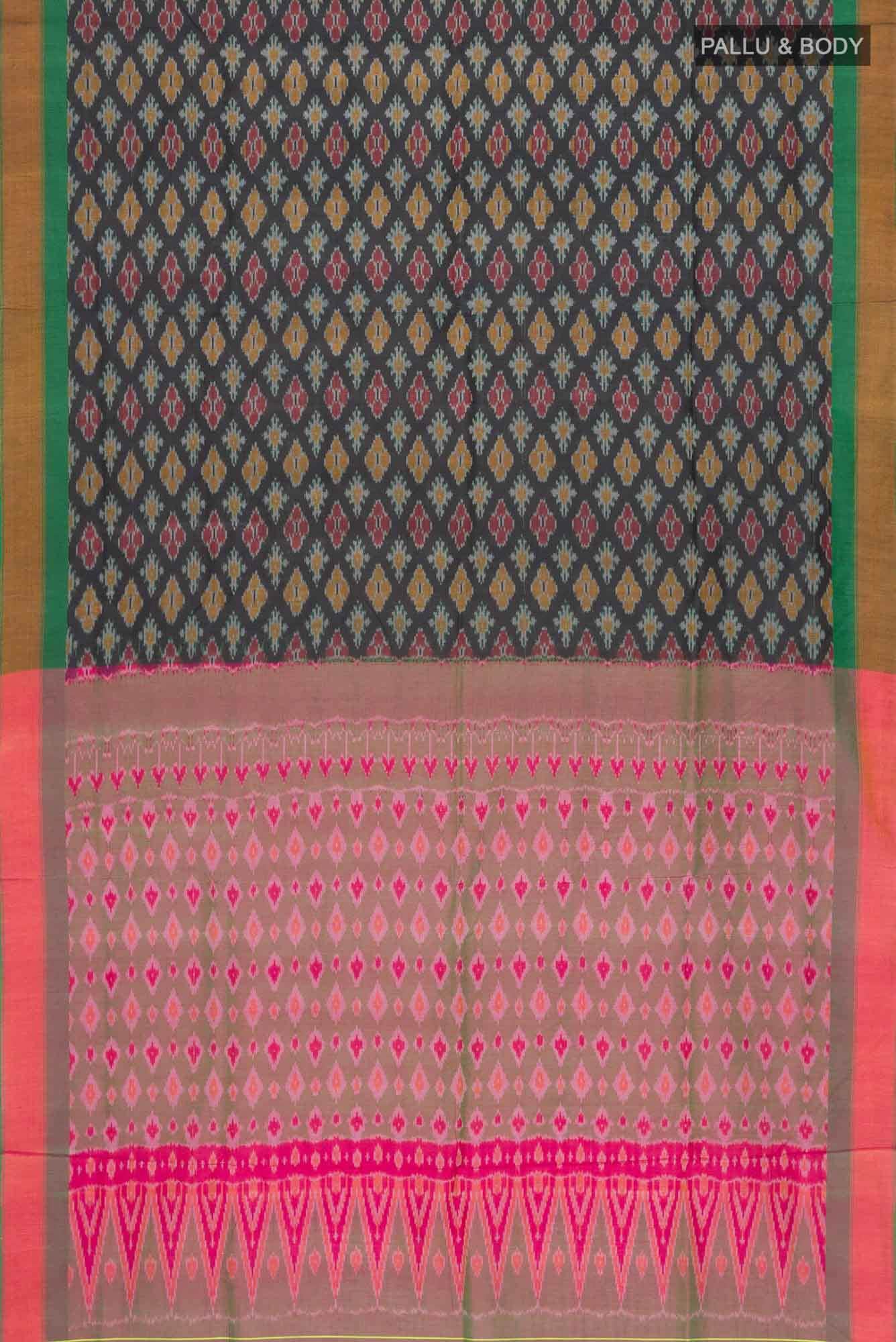 Black Silk Cotton Saree