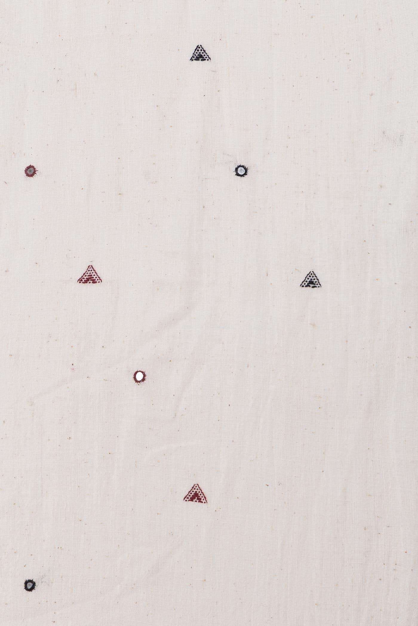 Off White Dual Tone Linen Cotton Saree