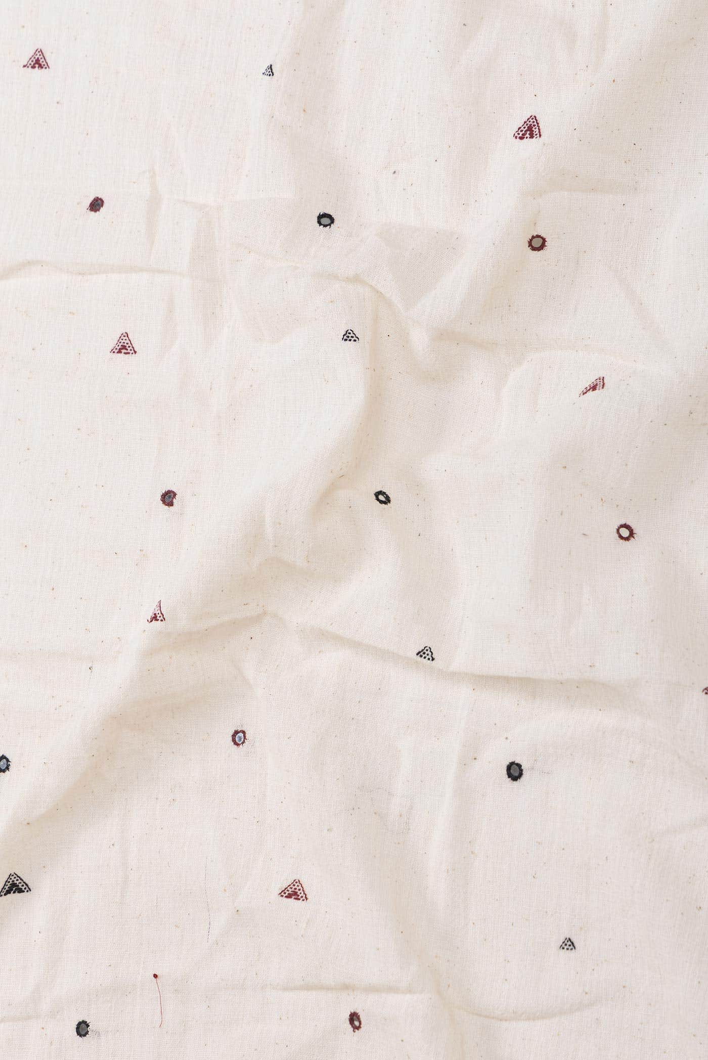 Off White Dual Tone Linen Cotton Saree