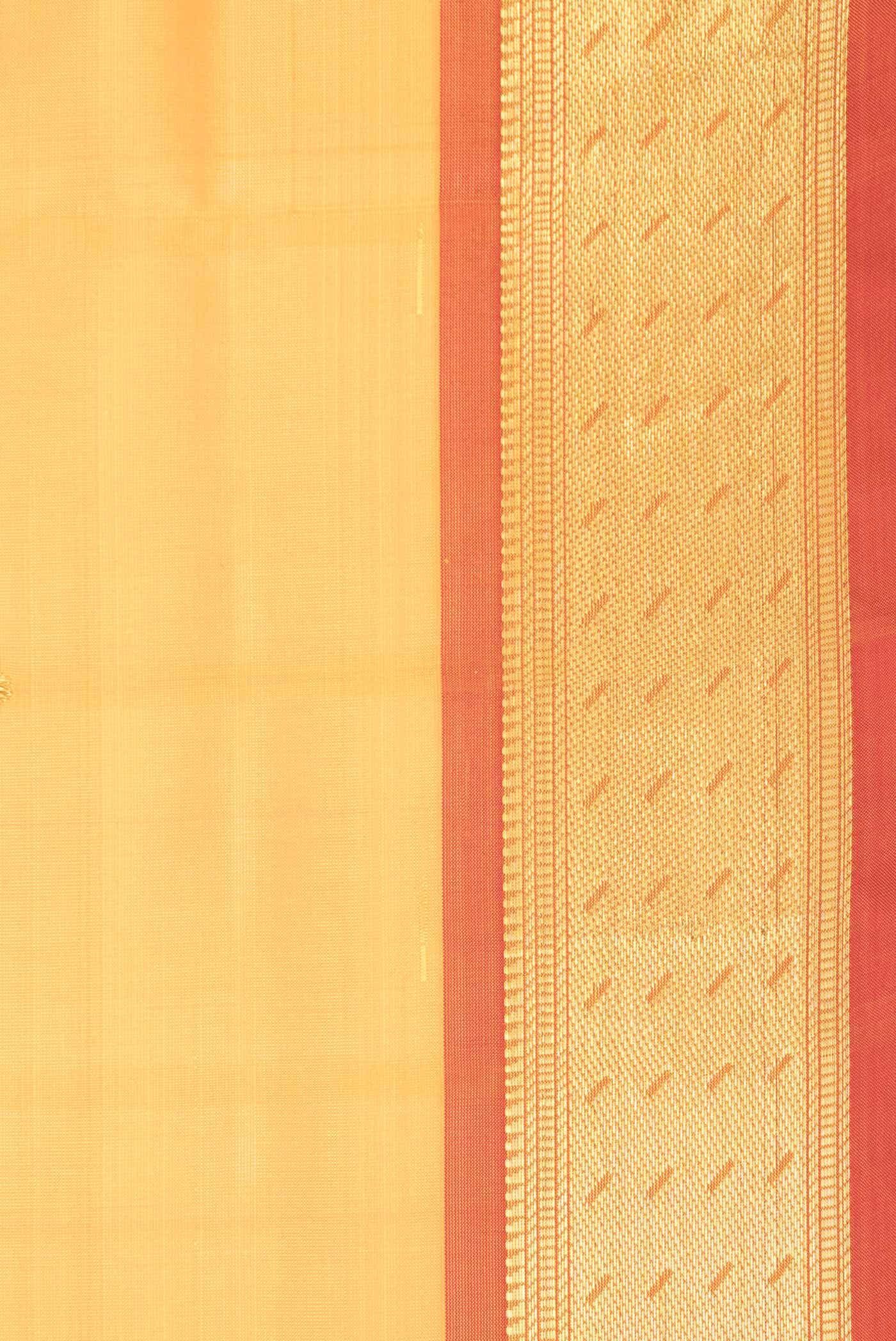 Yellow Dual Tone Silk Cotton Saree