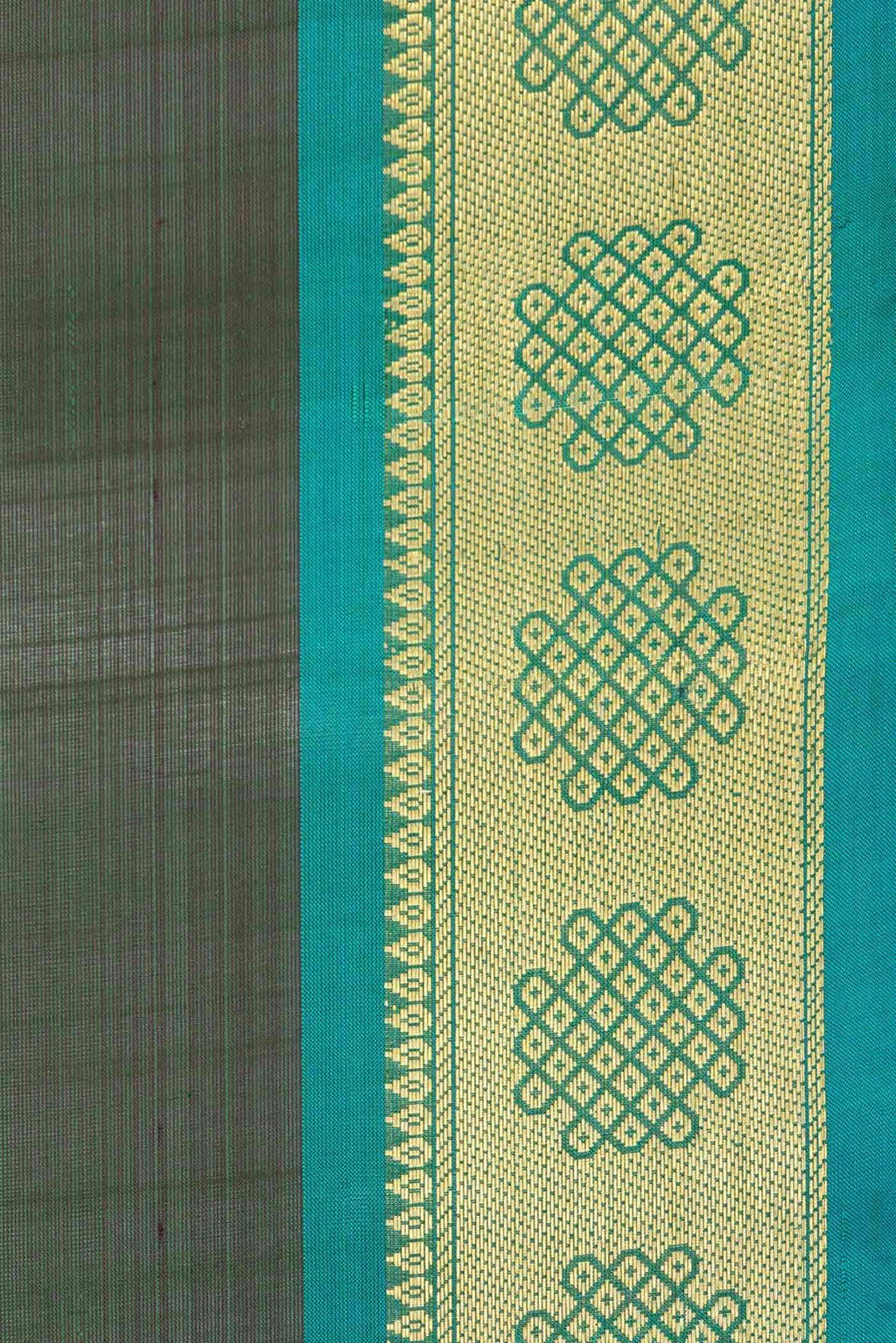 Green Dual Tone Silk Cotton Saree