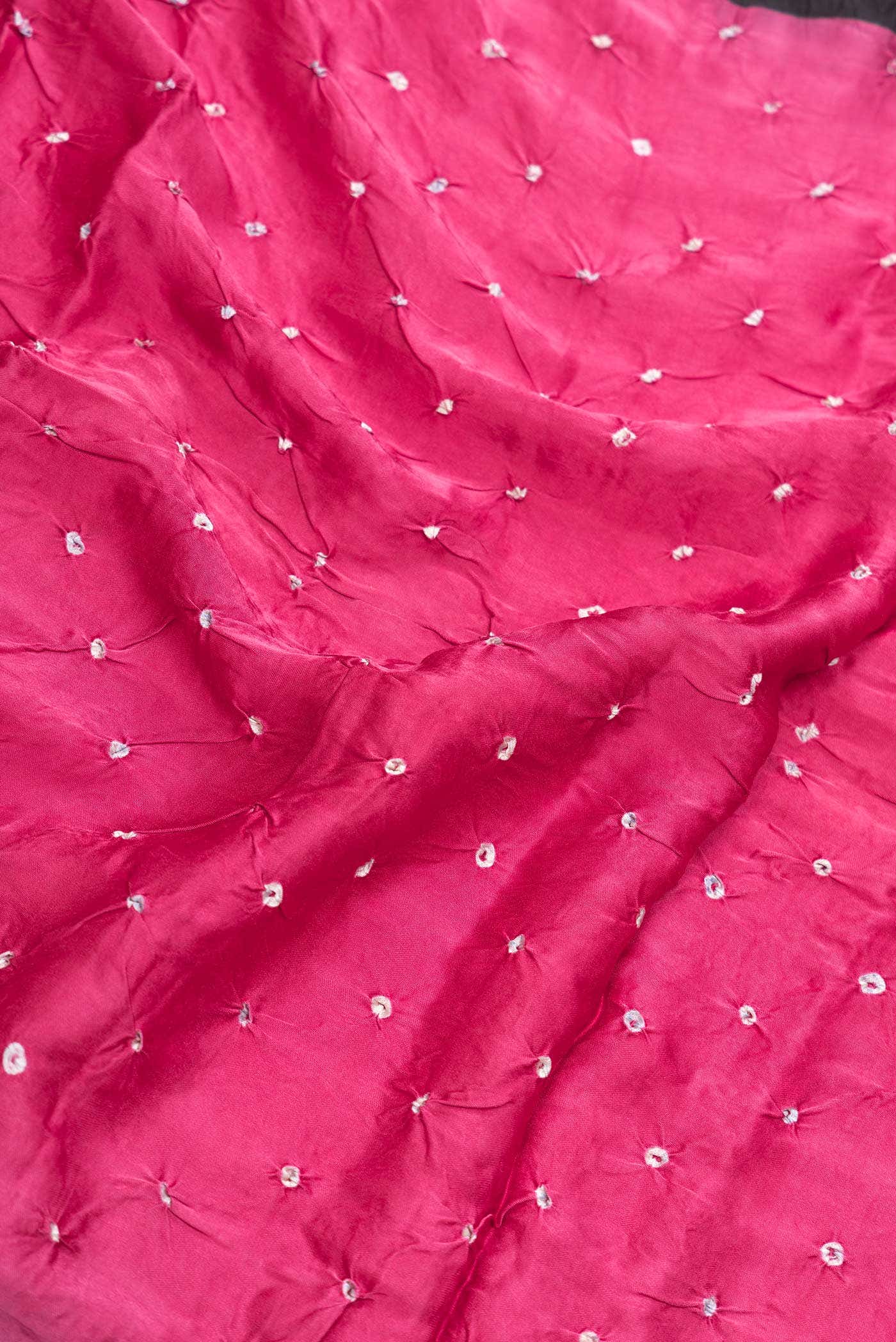 Pink Dual Tone Satin Silk Saree