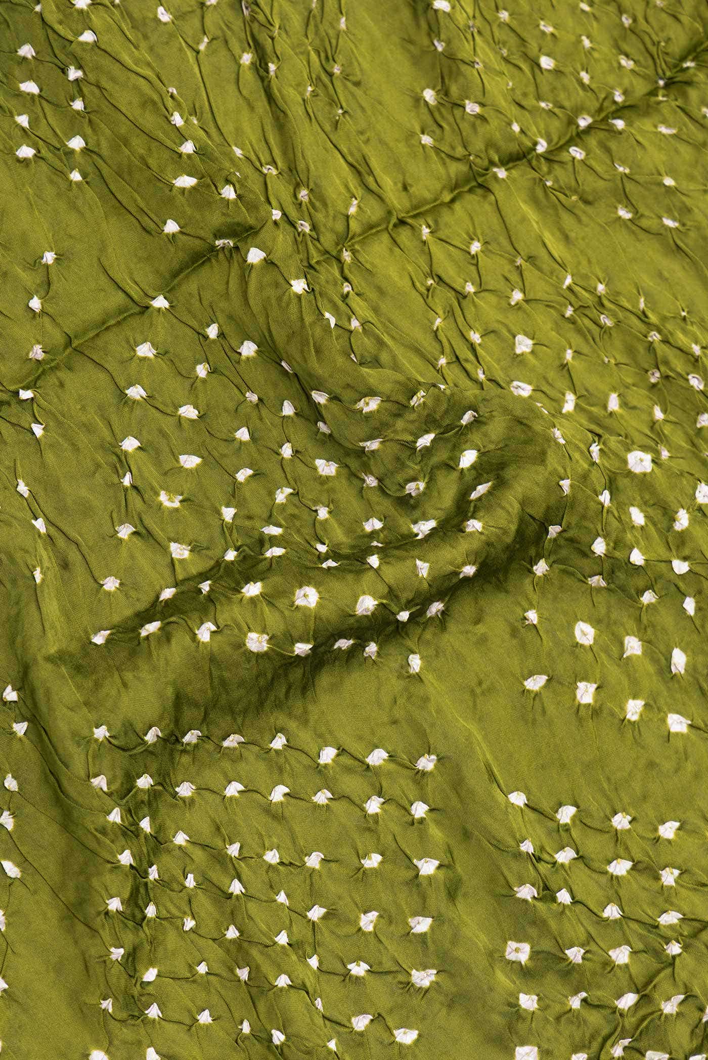 Green Dual Tone Satin Silk Saree