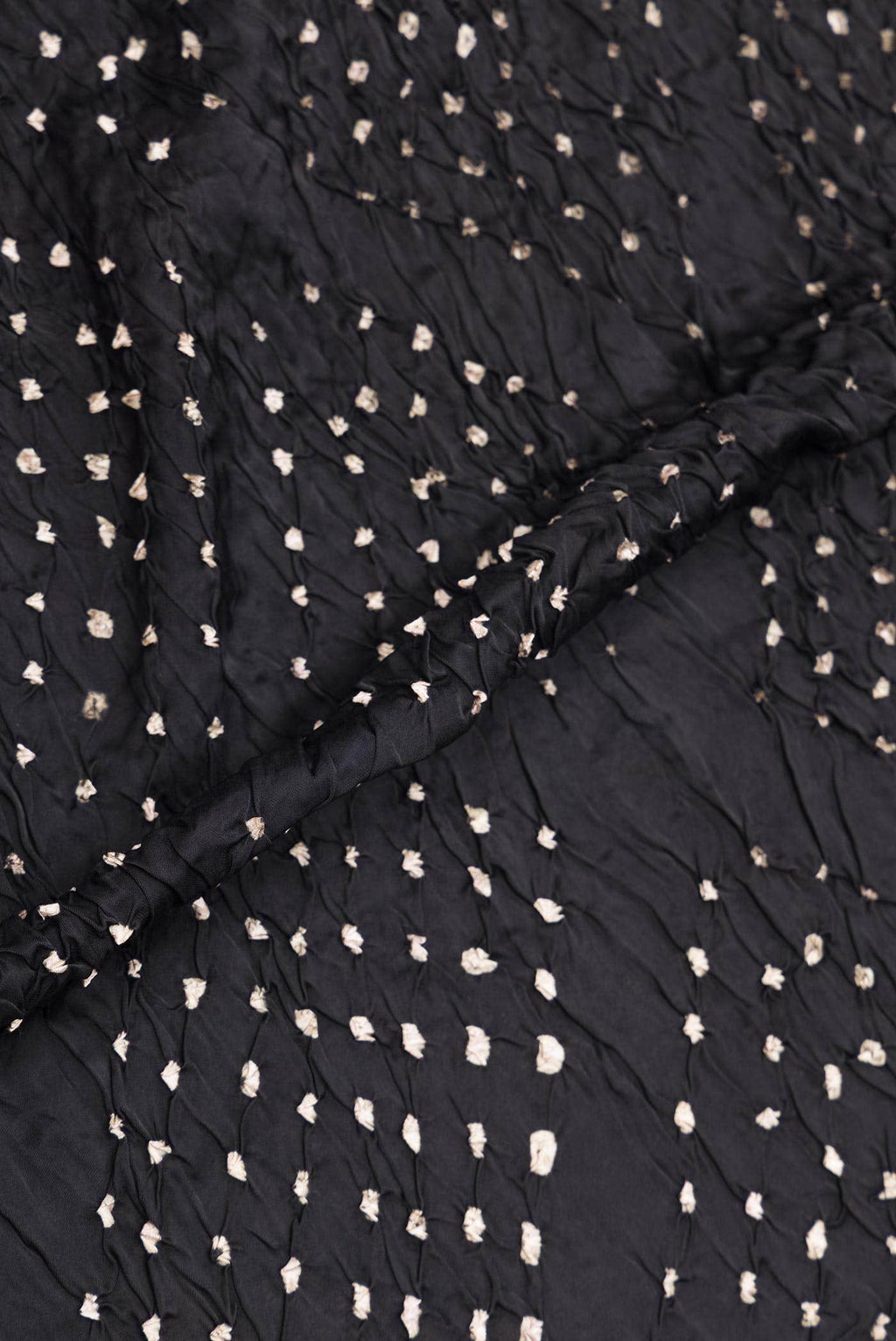 Black Dual Tone Satin Silk Saree