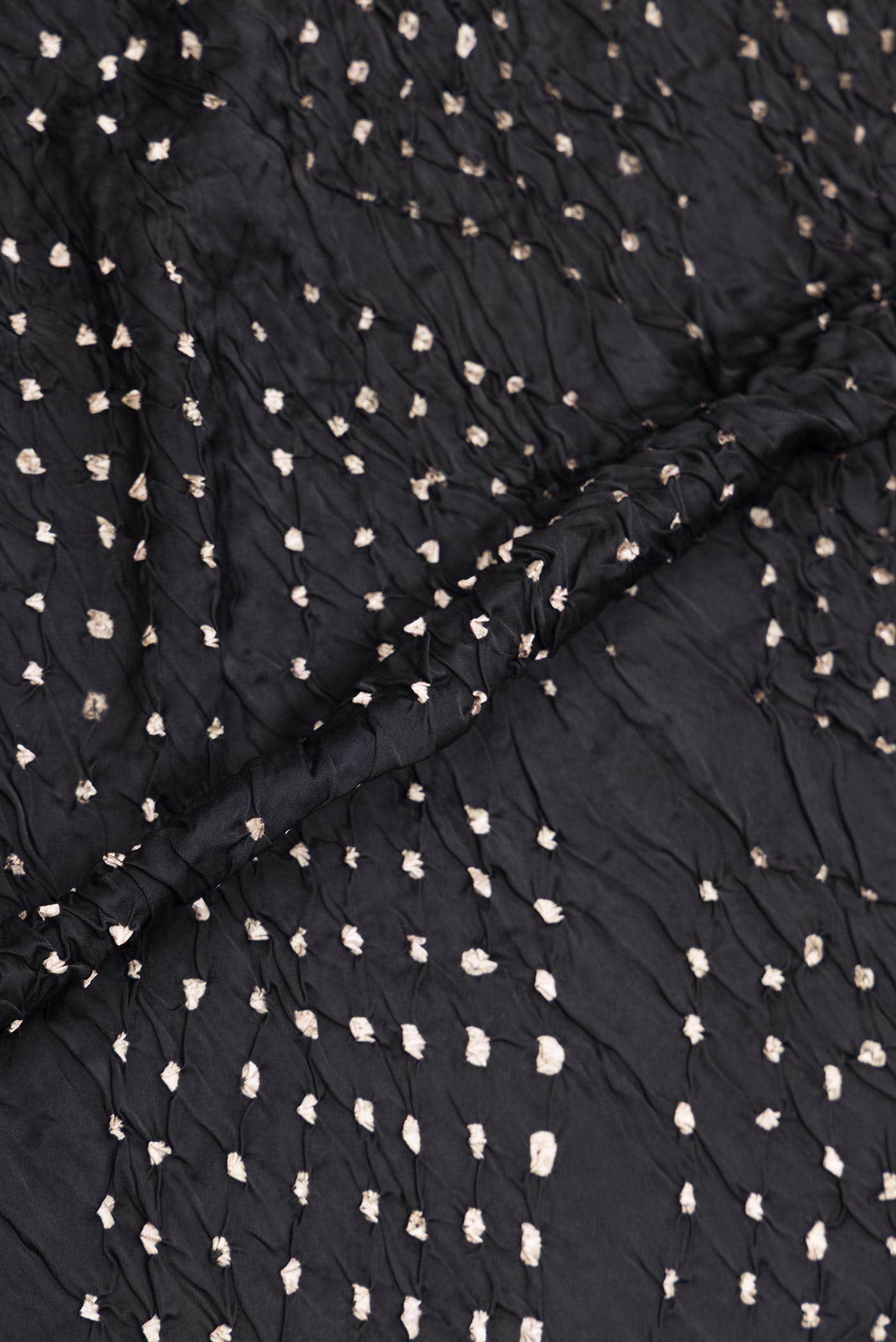 Black Dual Tone Satin Silk Saree