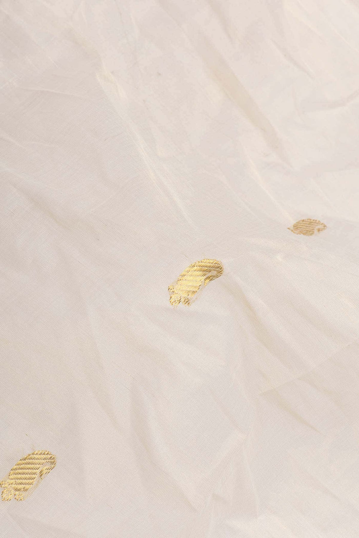 Off White Kerala Cotton Saree