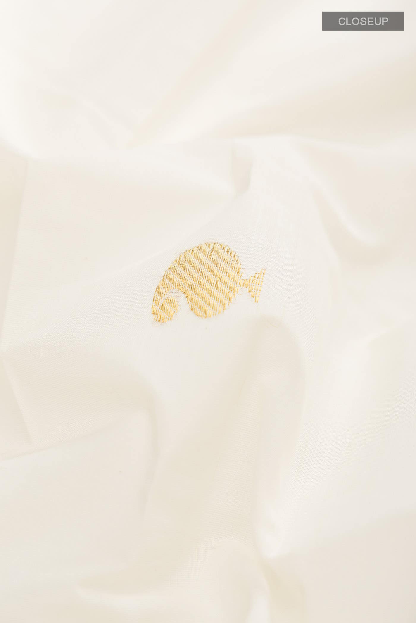 Off White Kerala Cotton Saree