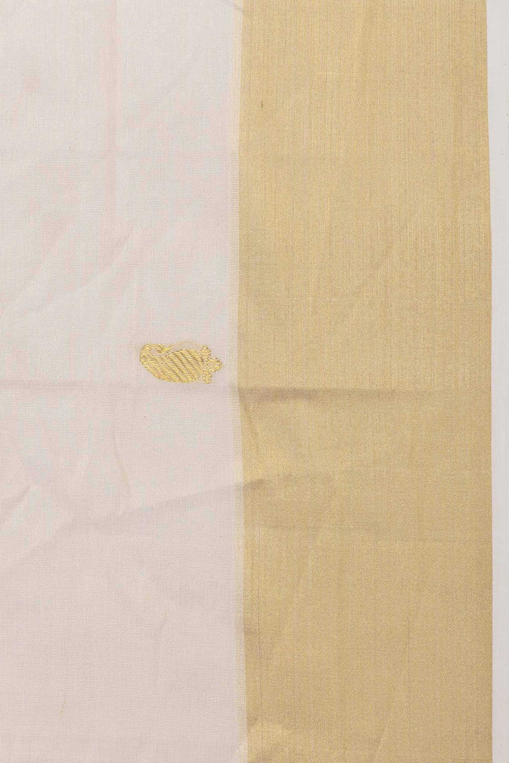 Off White Kerala Cotton Saree