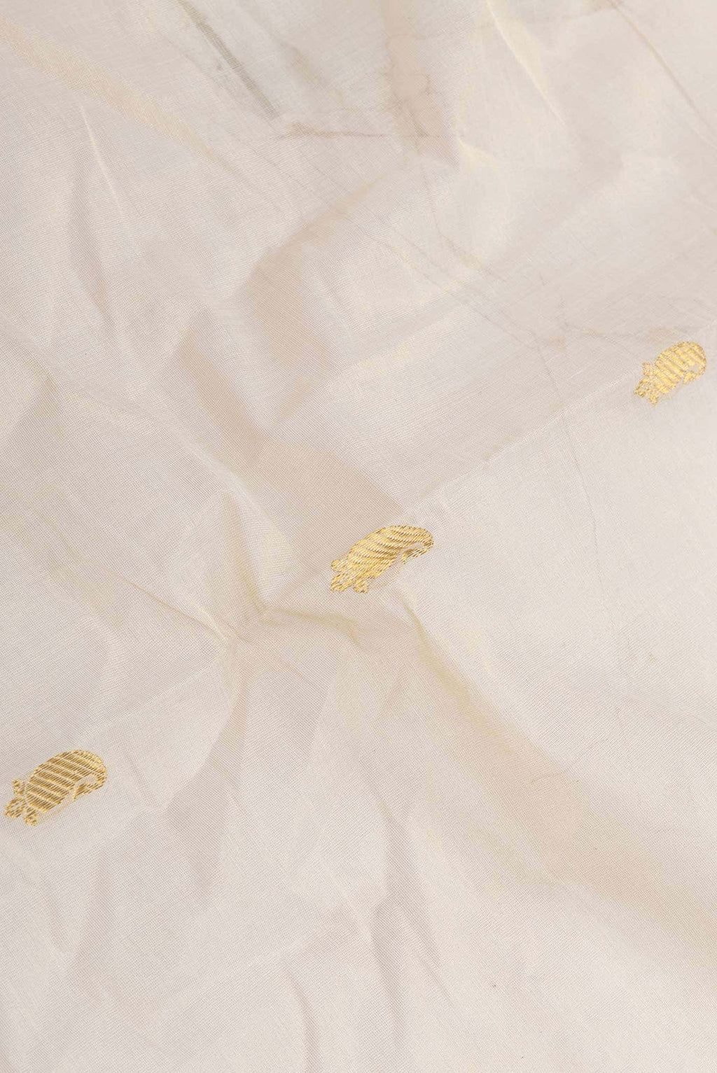 Off White Kerala Cotton Saree