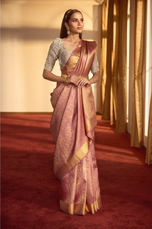 Aaditi-Mauve Kanchipuram Silk Saree