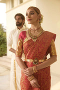 Vanasingaaram-Maroon Kanchipuram Silk Saree