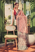 Leher Pink floral design saree from Chintz Collection, Designed by Nalli