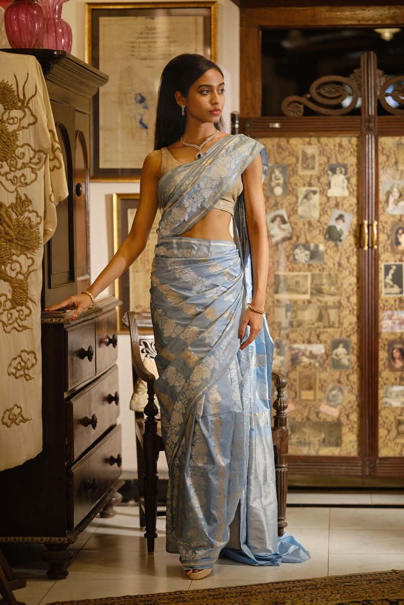 Jasmine Janeman Banarasi Saree