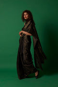 Akira-Black Bhagalpuri Tussar Silk Saree