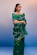 Aaheli-Green Bengal Cotton Saree