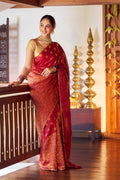 Vanashree-Ruby Red Kanchipuram Silk Saree