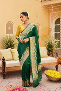 Vibhushita-Green Banarasi Silk Saree