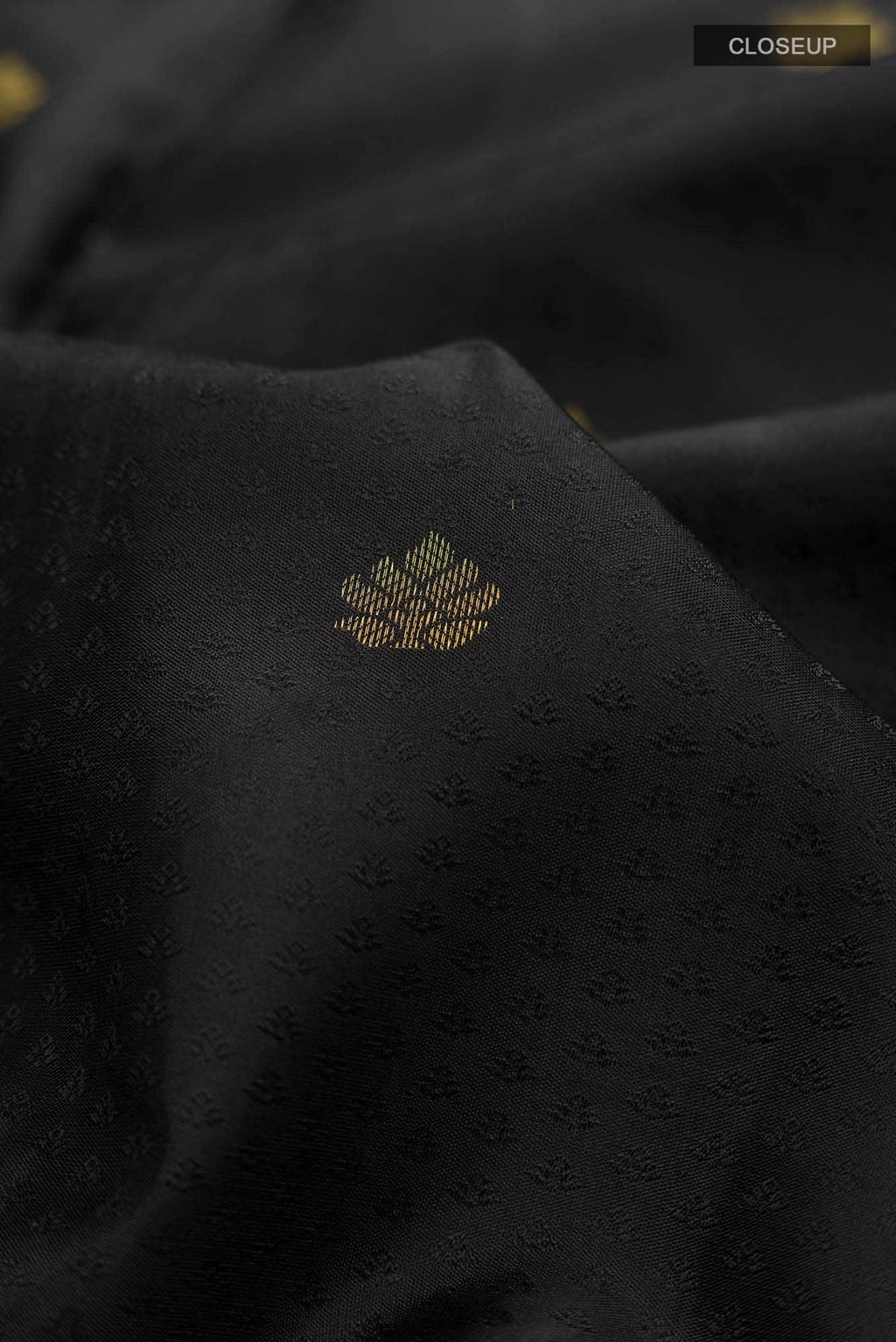 Black Kanchipuram Silk Saree