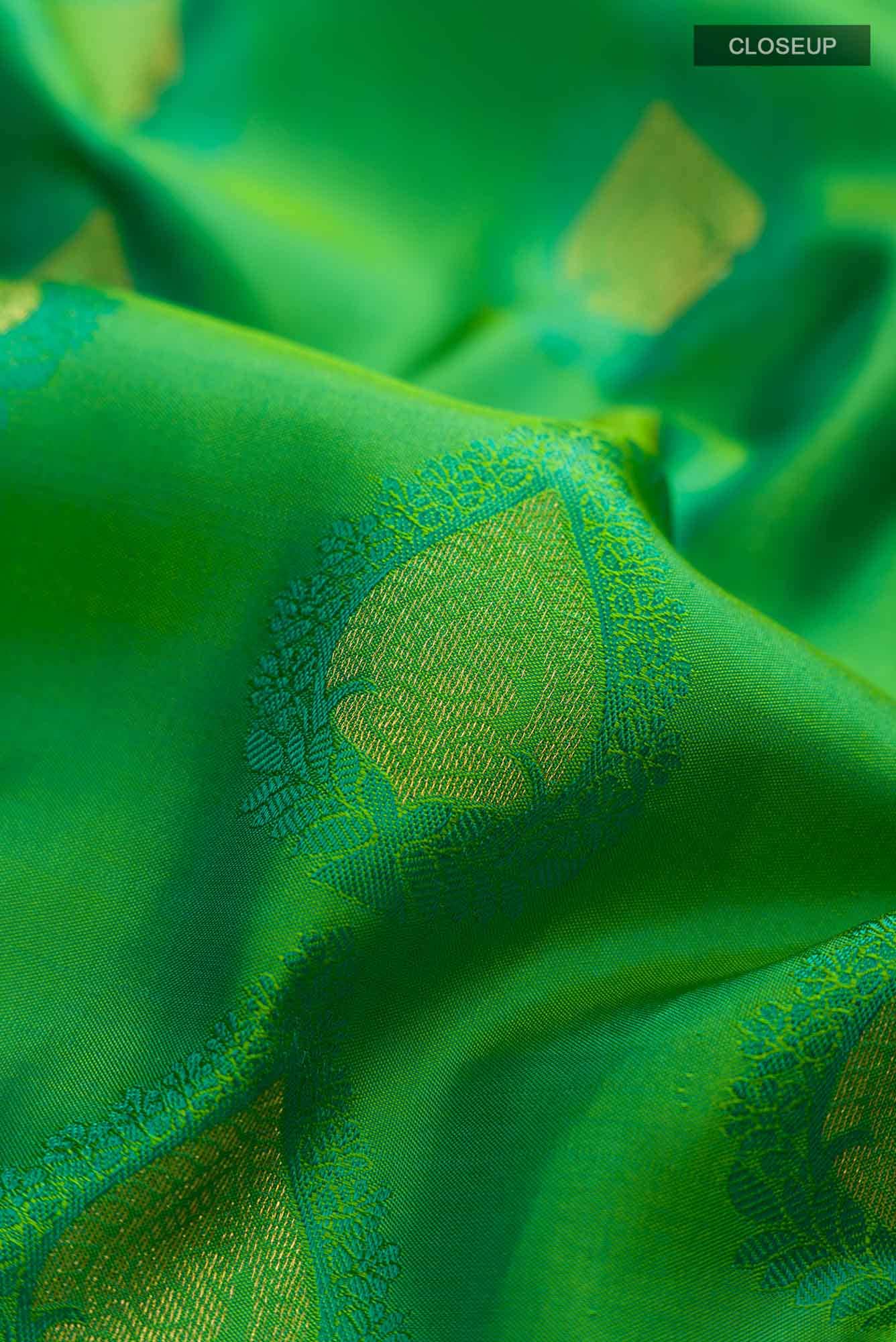 Green Kanchipuram Silk Saree