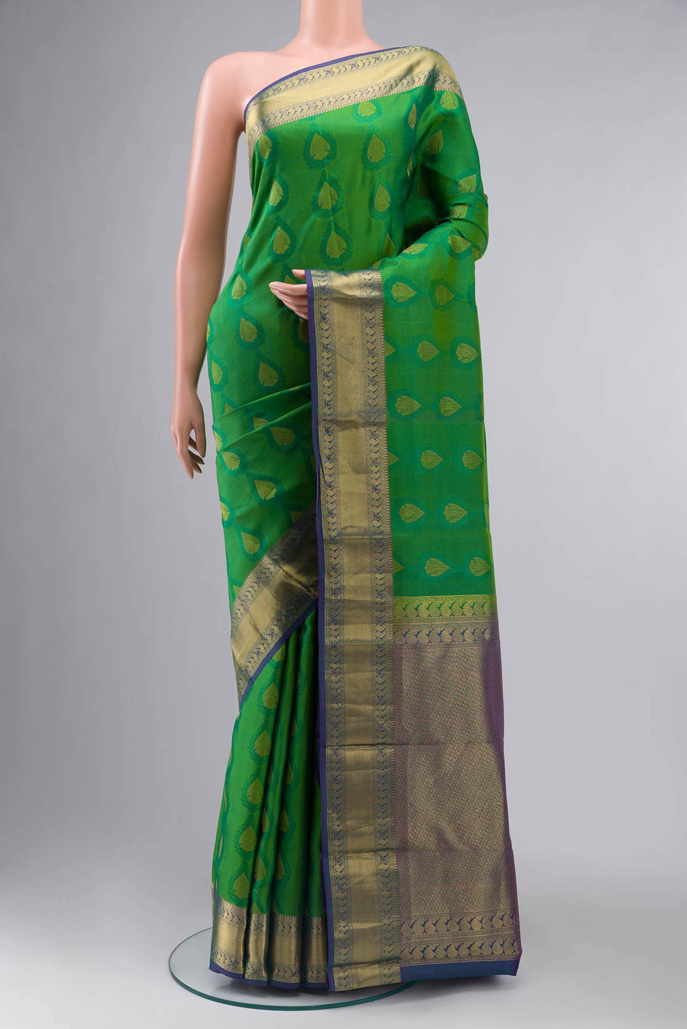 Green Kanchipuram Silk Saree